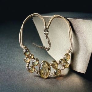 💖Abalone & Resin Statement Necklace 💖